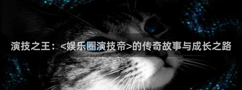 赢彩网登录注册：演技之王：<娱乐圈演技帝>的传奇故事与成长之路